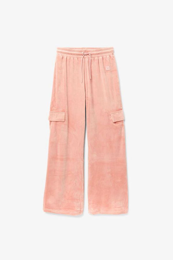 Calça De Moletom Fila Mulher Rosa - Fila Amrita Cargo Outlet Portugal,VAZM-54761